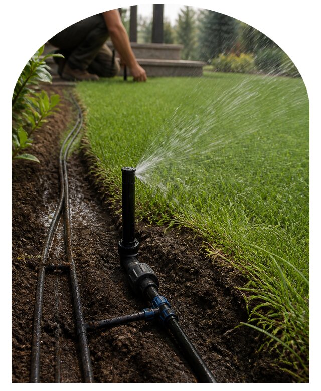 Монтаж системы полива участка в Волхове по цене от 47106 р. | Метпроект-Влх